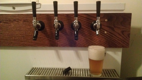Taps installed and flowing!